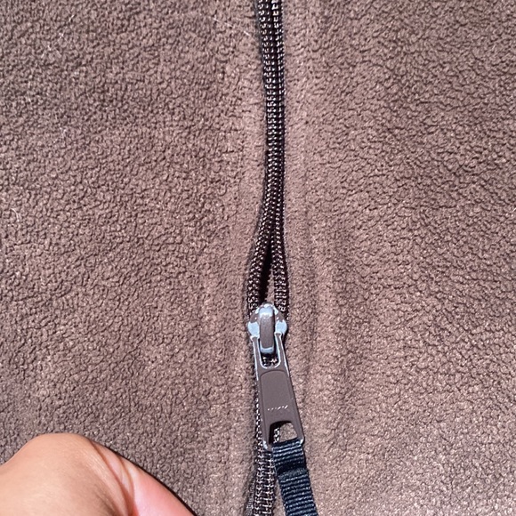 Columbia Brown zip up fleece jacket - Picture 7 of 10